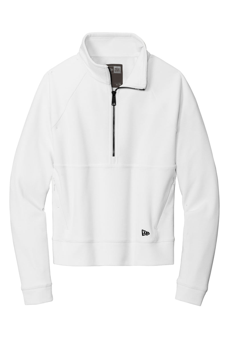 New Era Women's STS 1/2-Zip - Fan White
