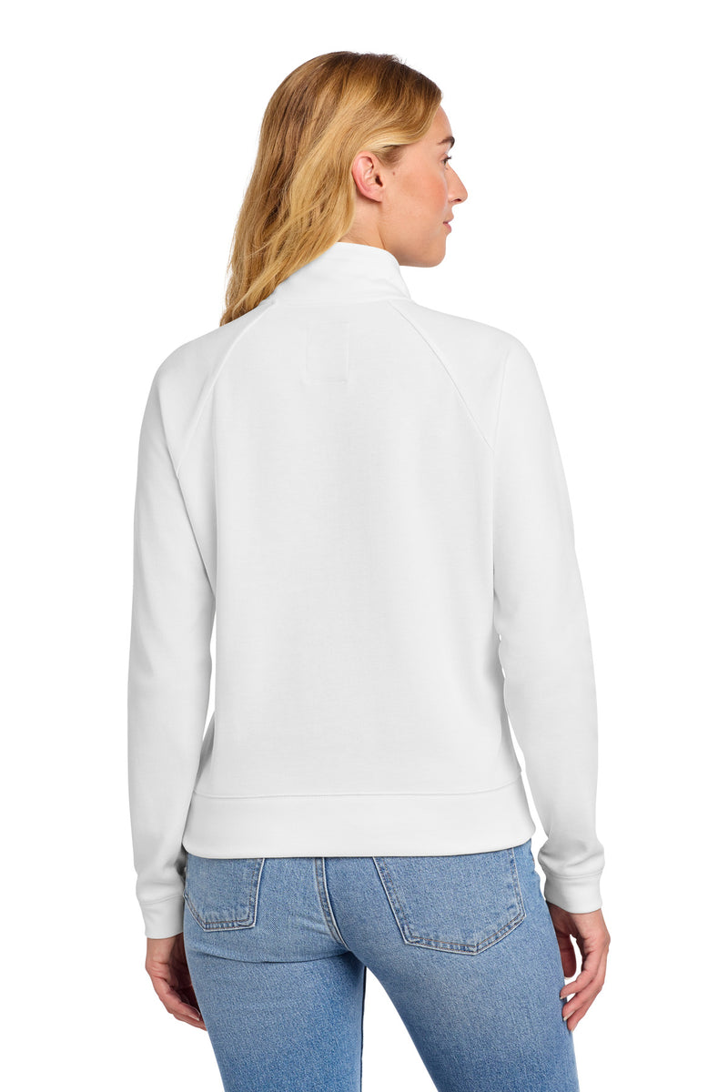 New Era Women's STS 1/2-Zip - Fan White