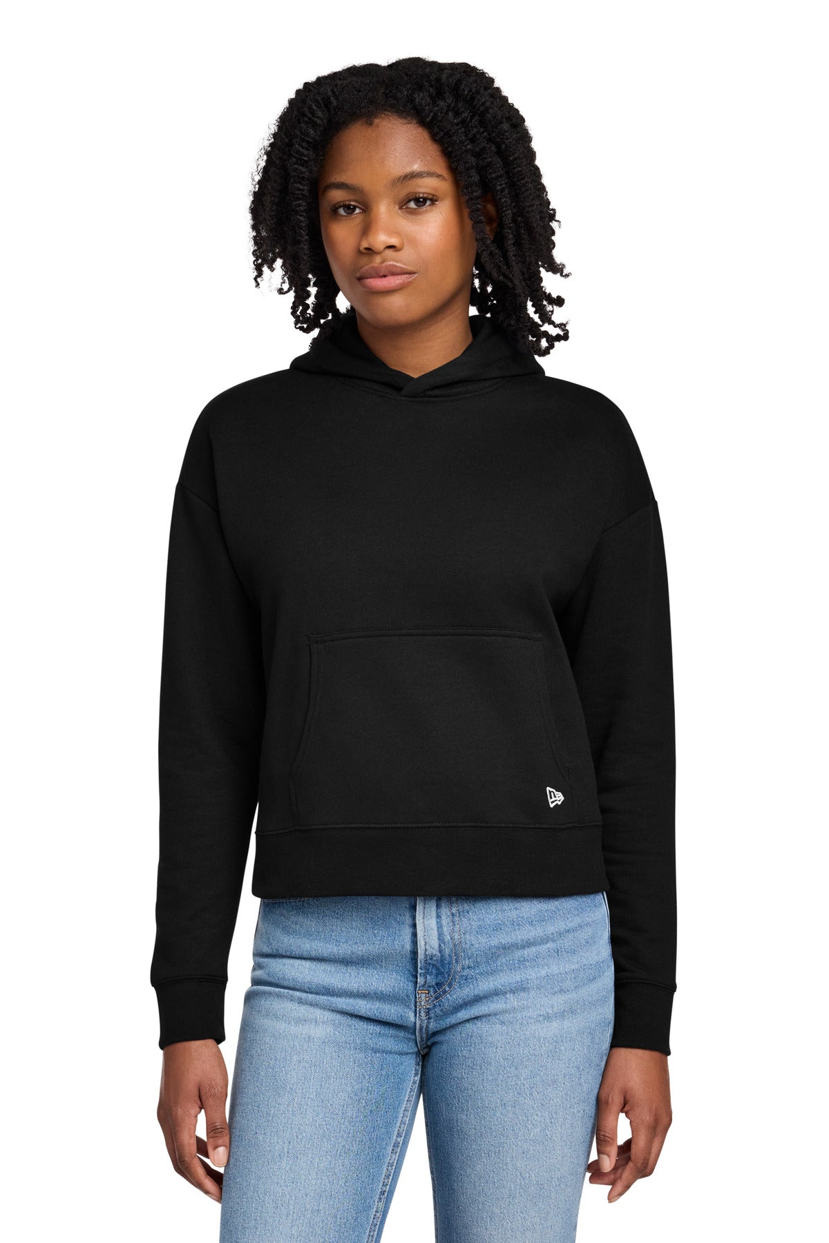 New Era Women's Comeback Fleece Pullover Hoodie - Black