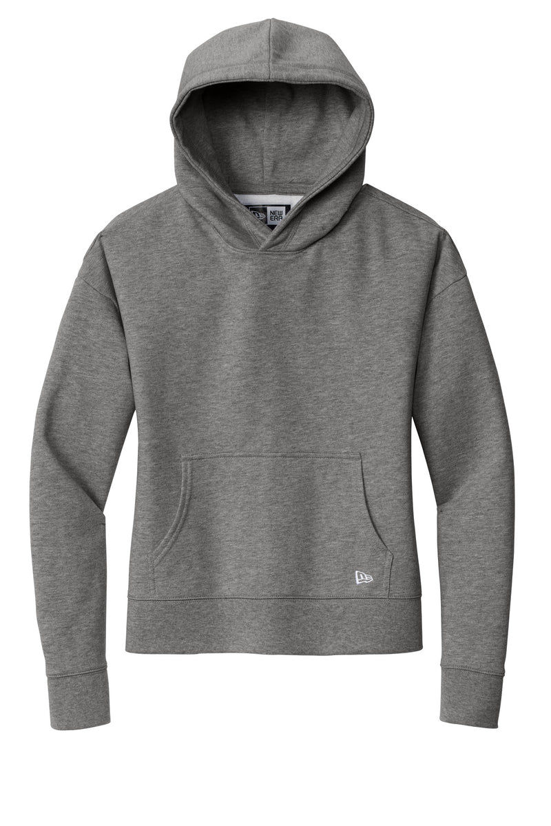 New Era Women's Comeback Fleece Pullover Hoodie - Dark Heather Grey