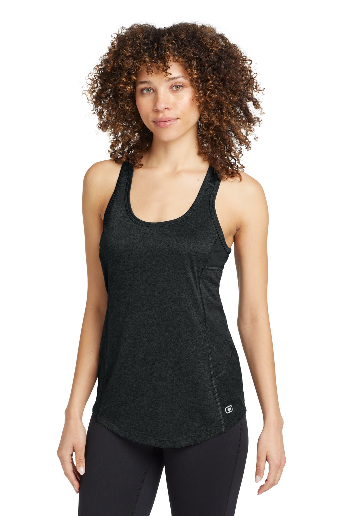 OGIO Women's Racerback Pulse Tank - Blacktop