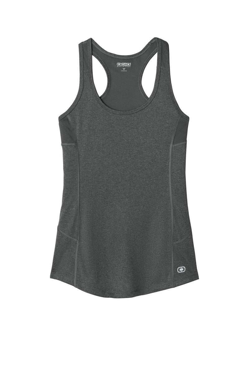 OGIO Women's Racerback Pulse Tank - Gear Grey