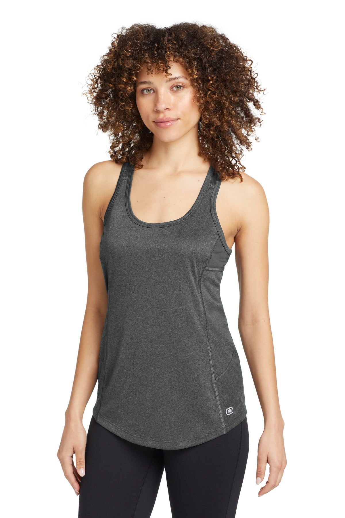 OGIO Women's Racerback Pulse Tank - Gear Grey