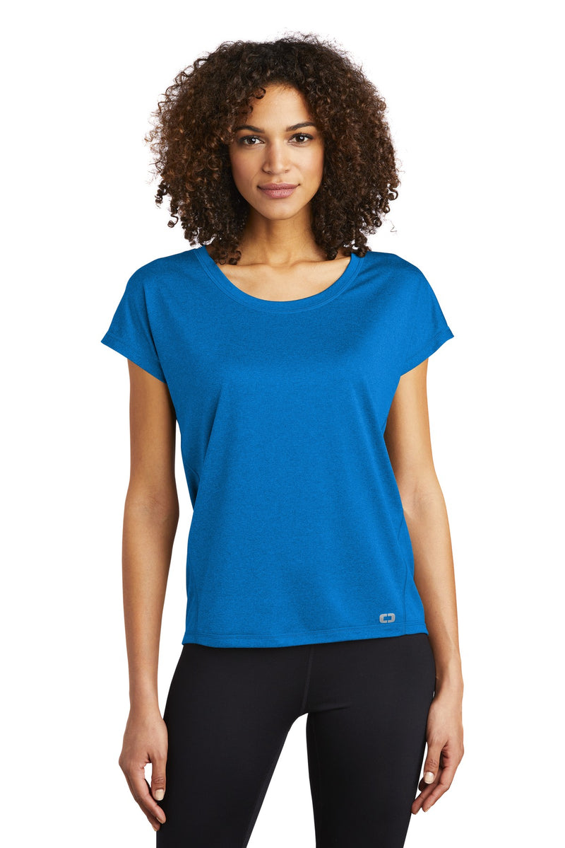 OGIO  Women's Pulse Dolman Tee - Electric Blue