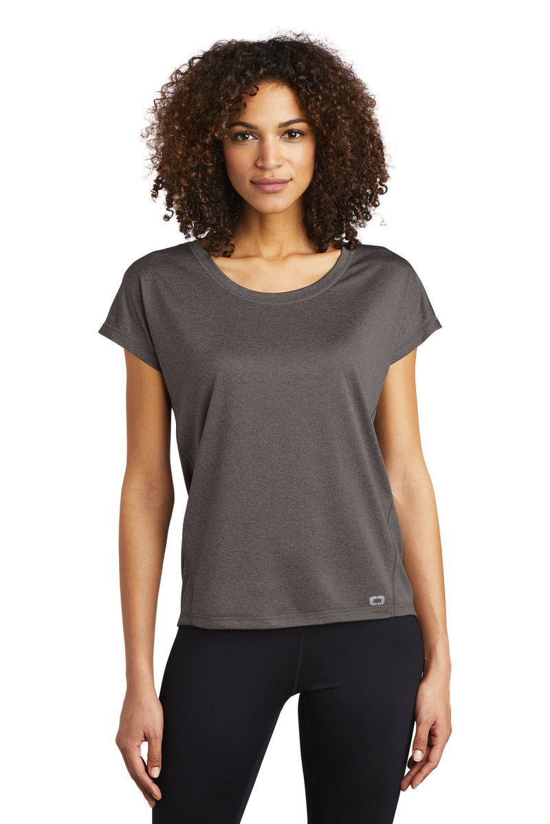 OGIO  Women's Pulse Dolman Tee - Gear Grey