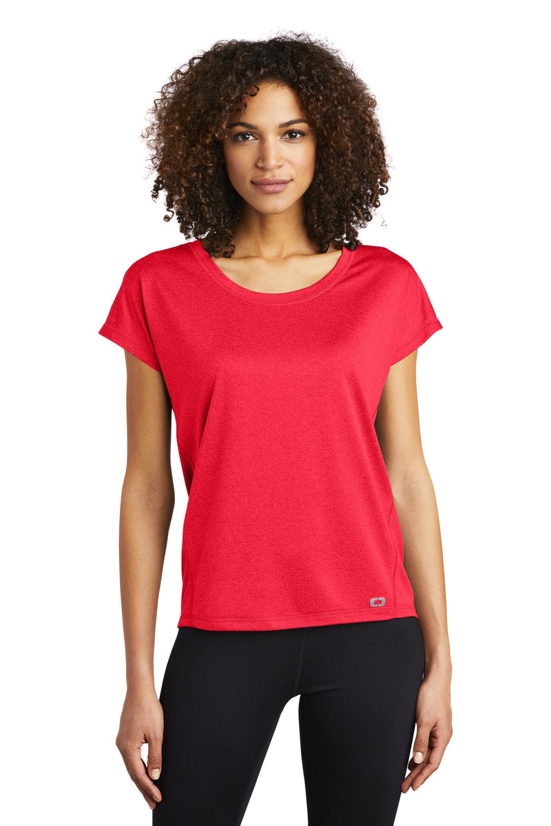OGIO  Women's Pulse Dolman Tee - Pink Rogue