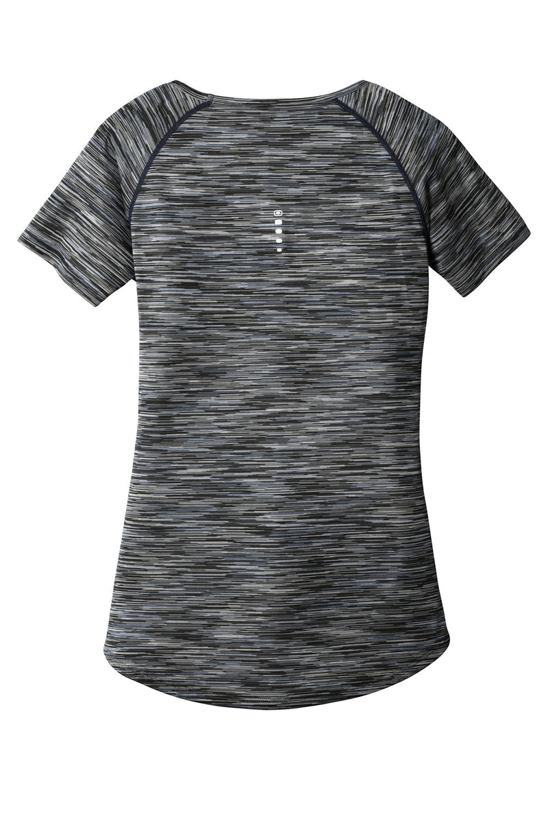OGIO  Women's Verge Scoop Neck - Blacktop Space Dye