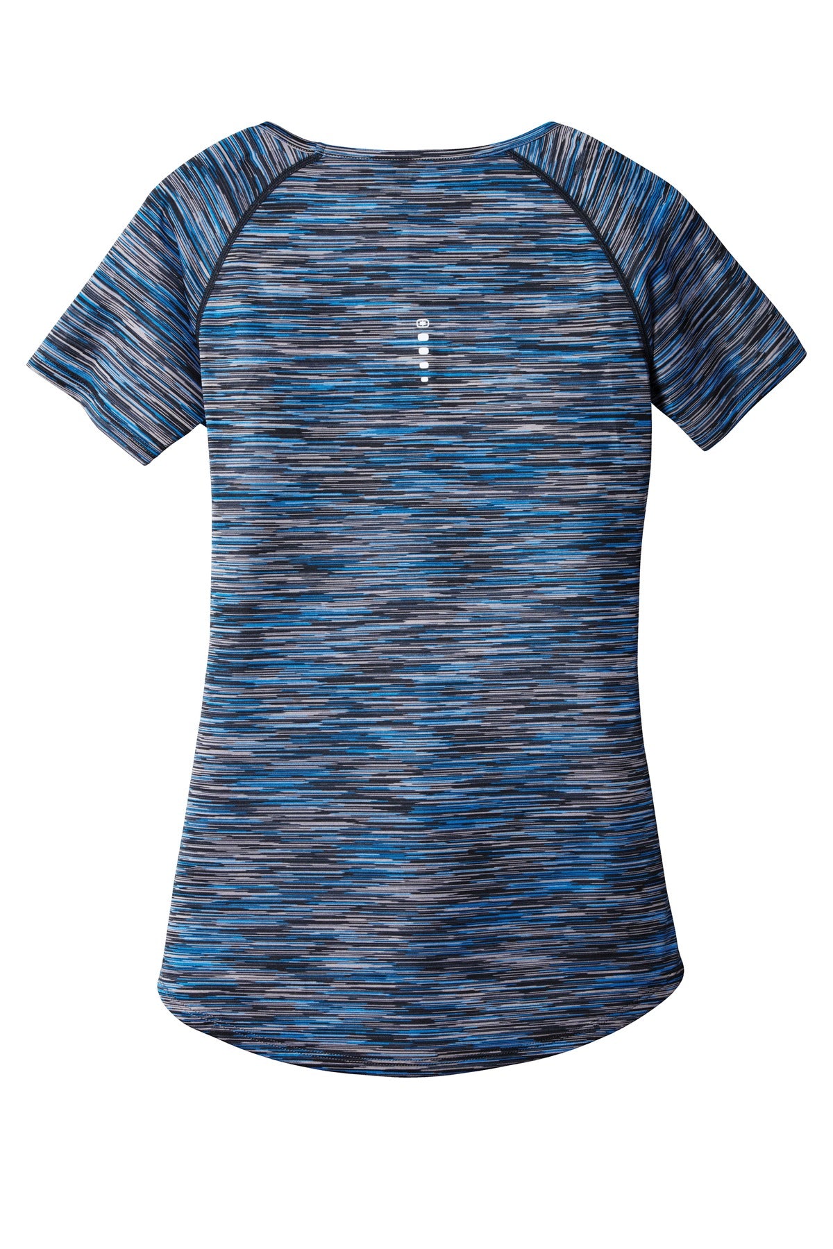 OGIO  Women's Verge Scoop Neck - Electric Blue Space Dye