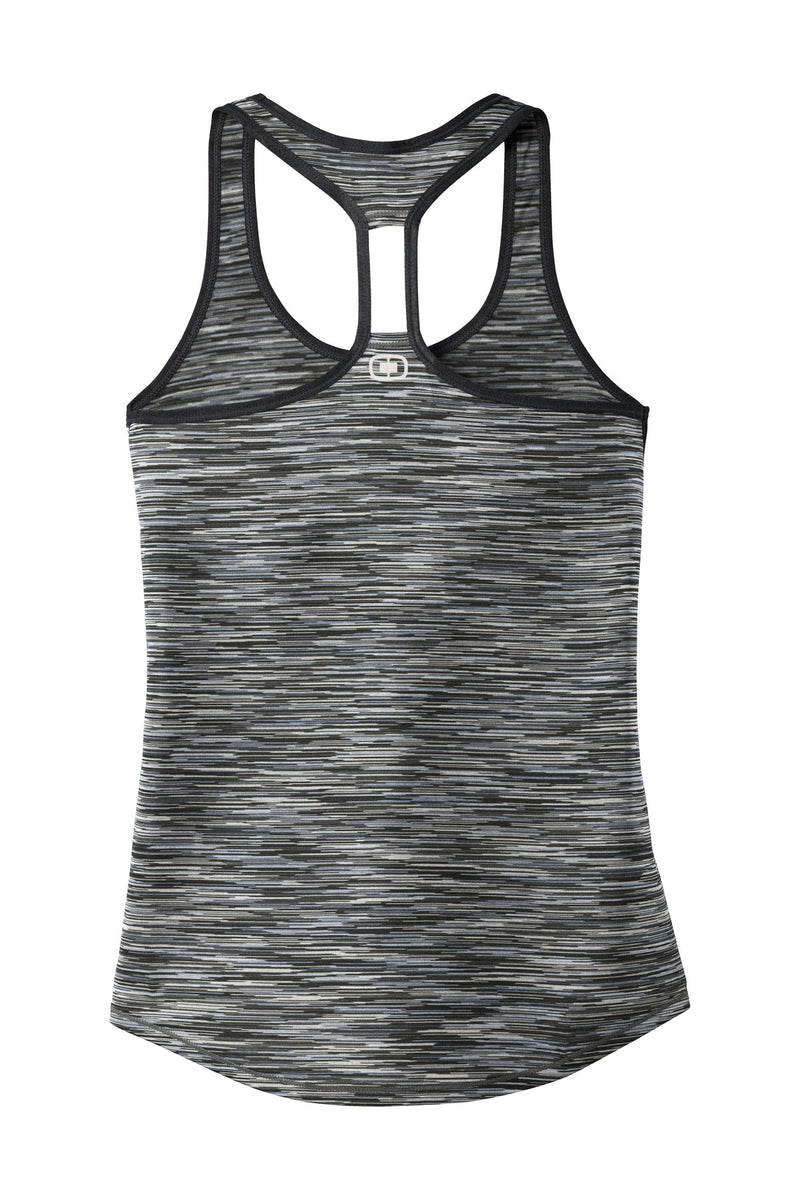 OGIO  Women's Verge Racerback Tank - Blacktop Space Dye