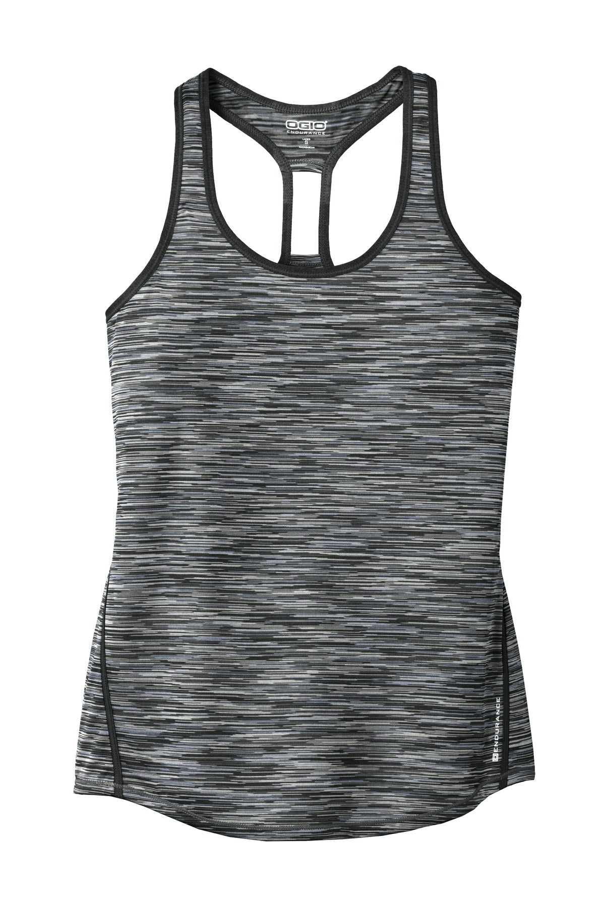 OGIO  Women's Verge Racerback Tank - Blacktop Space Dye
