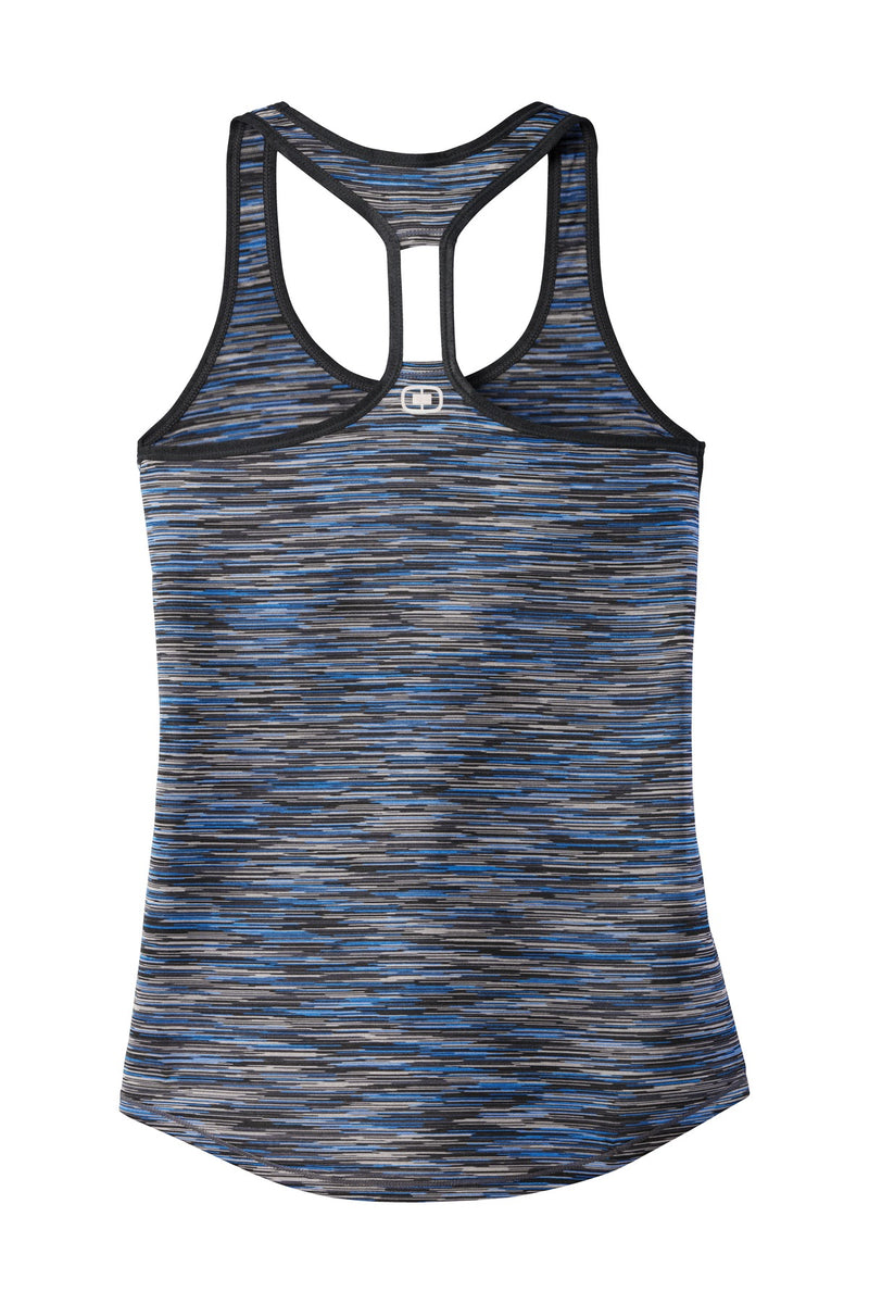 OGIO  Women's Verge Racerback Tank - Electric Blue Space Dye