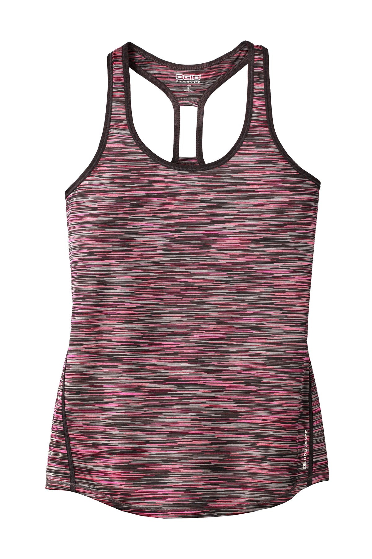 OGIO  Women's Verge Racerback Tank - Fierce Coral Space Dye