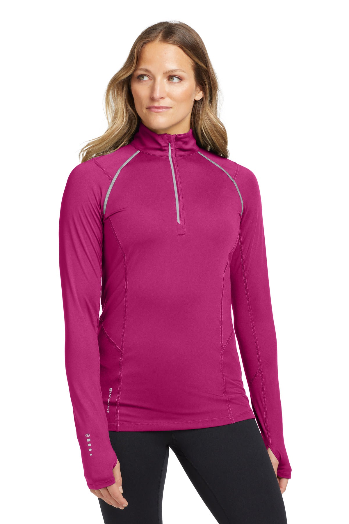 OGIO Women's Nexus 1/4-Zip Pullover - Flush Pink
