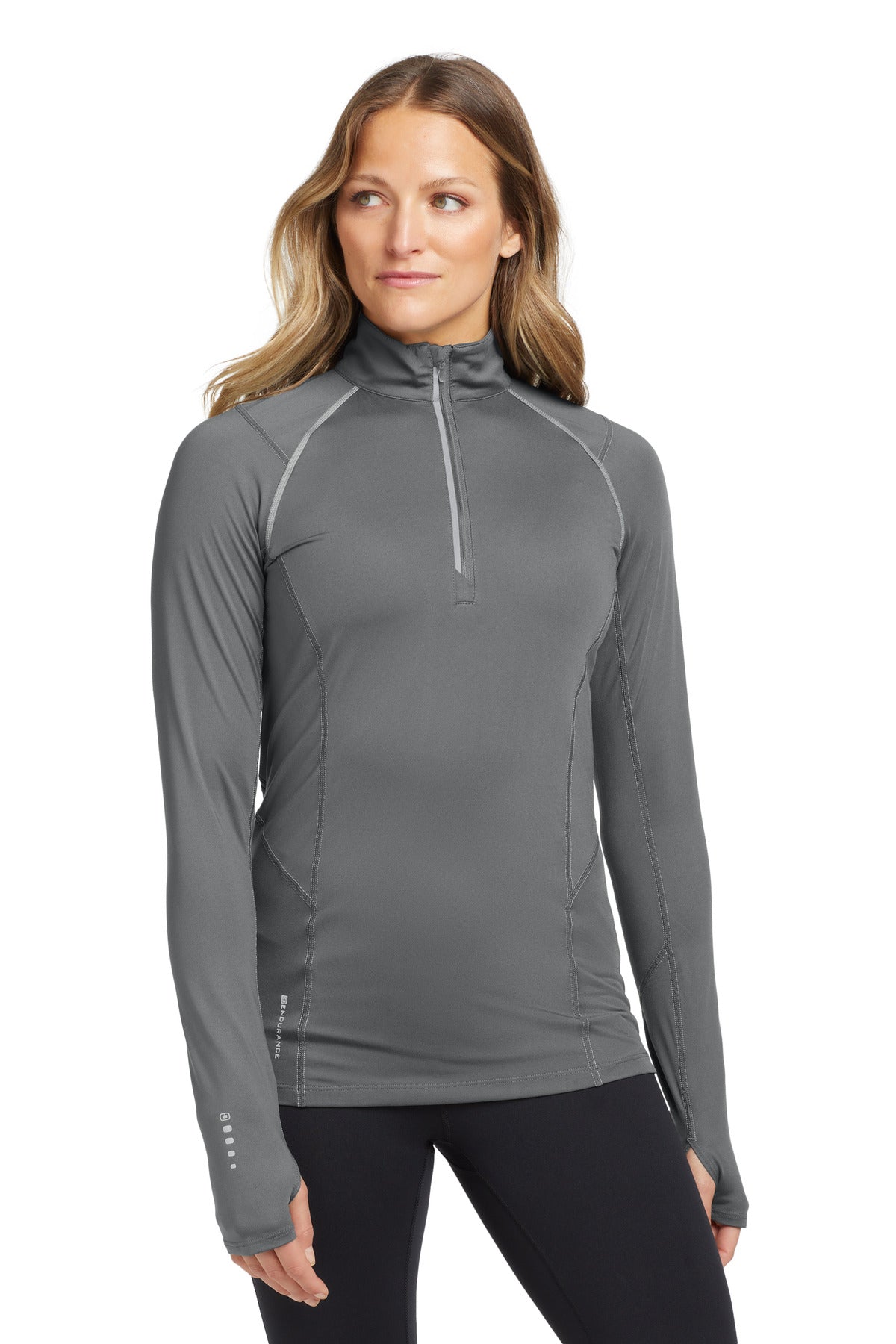OGIO Women's Nexus 1/4-Zip Pullover - Gear Grey