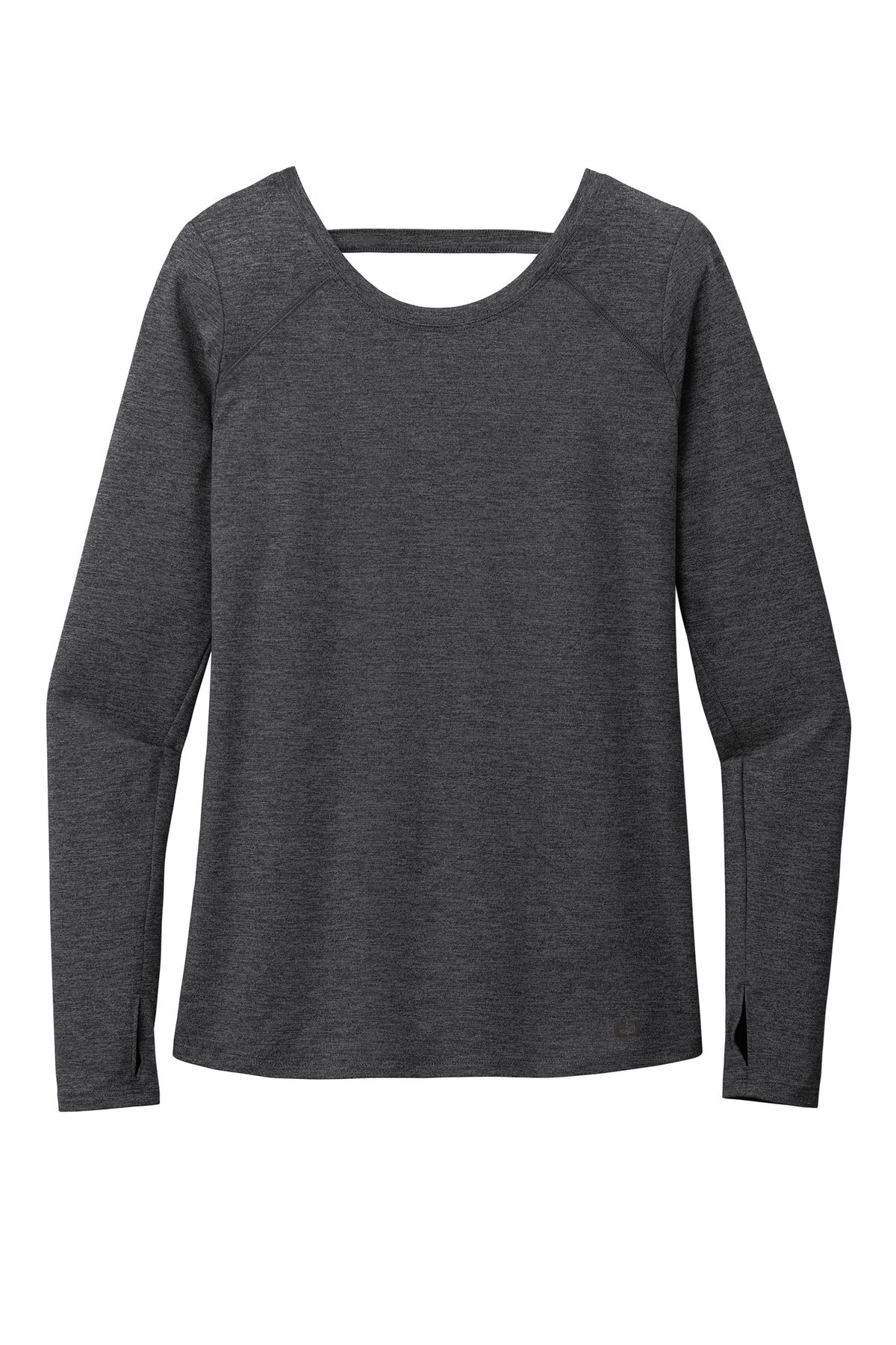 OGIO  Women's Force Long Sleeve Tee - Blacktop Heather