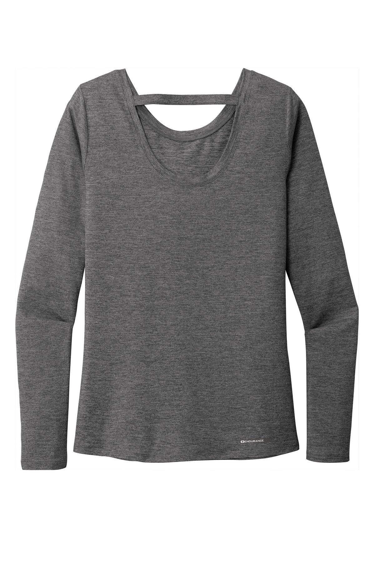 OGIO  Women's Force Long Sleeve Tee - Gear Grey Heather