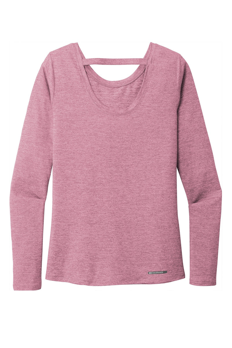 OGIO  Women's Force Long Sleeve Tee - Lilac Heather