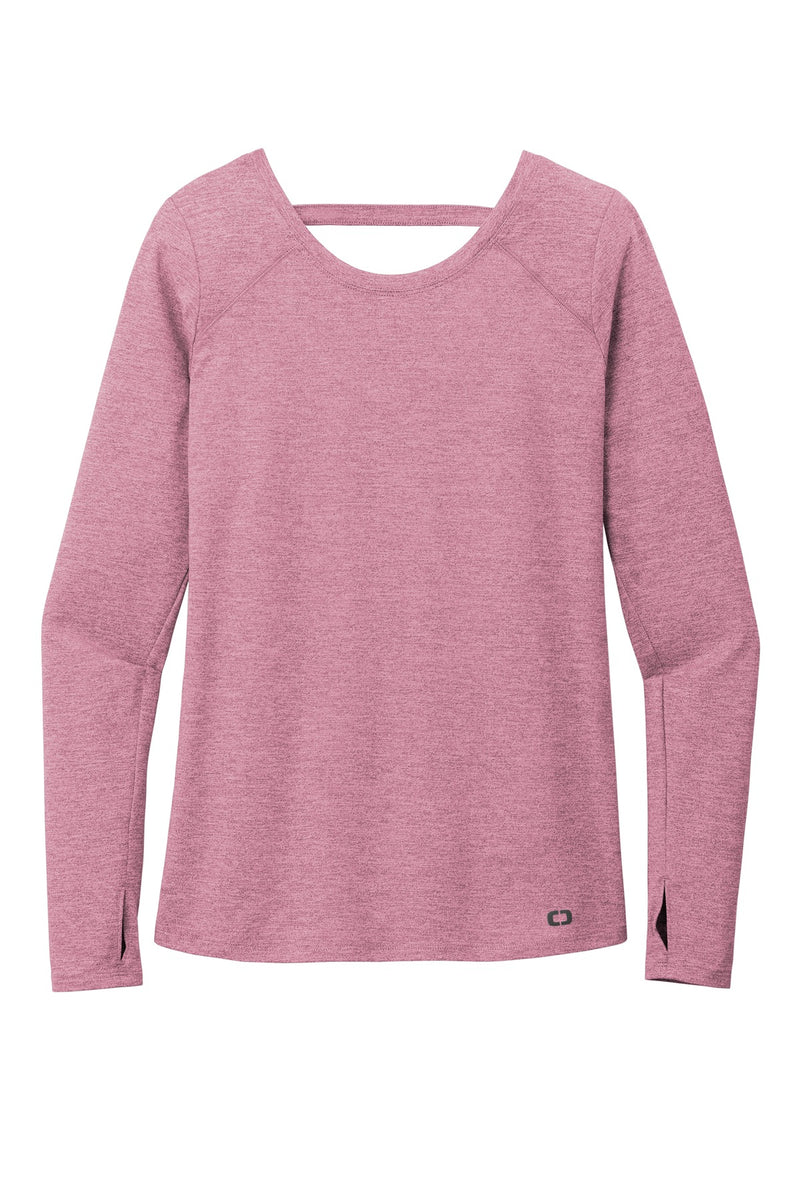 OGIO  Women's Force Long Sleeve Tee - Lilac Heather