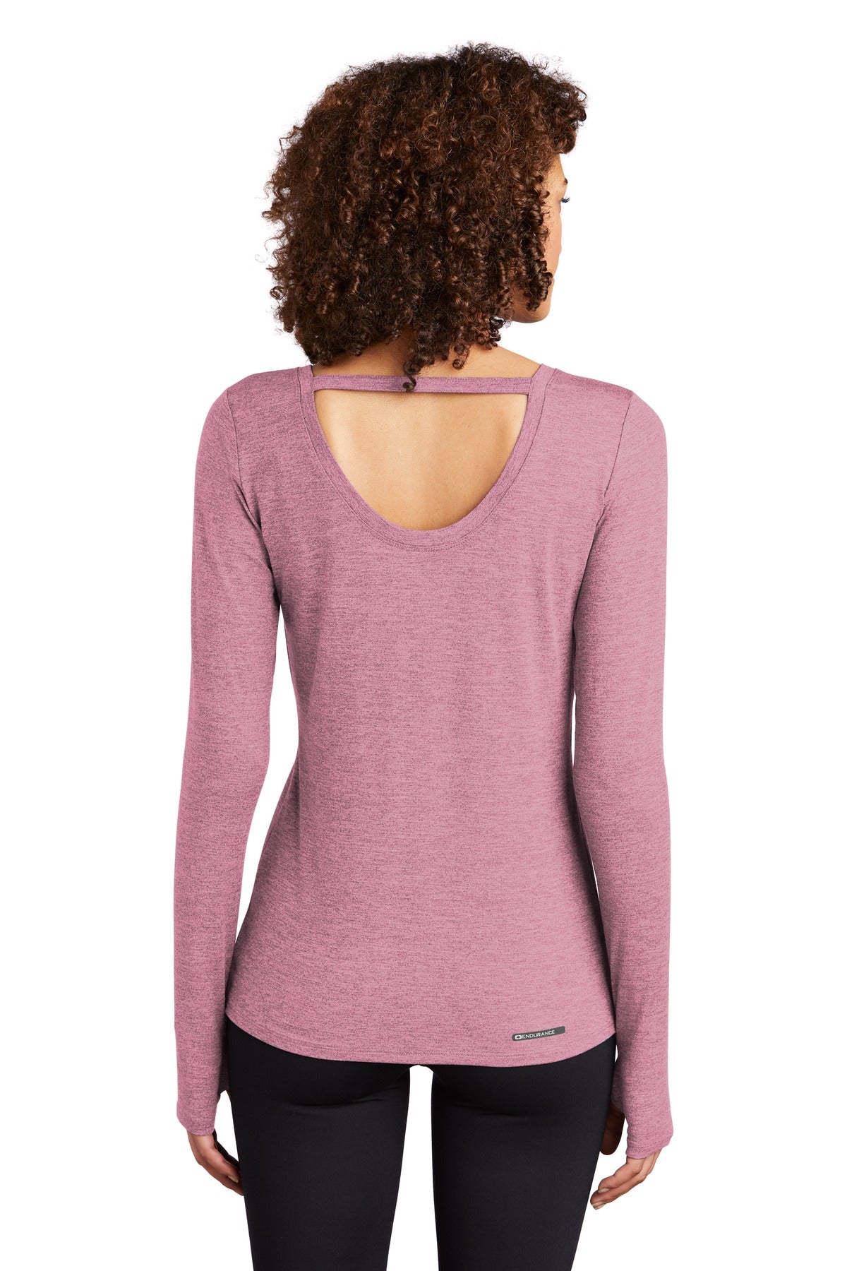 OGIO  Women's Force Long Sleeve Tee - Lilac Heather