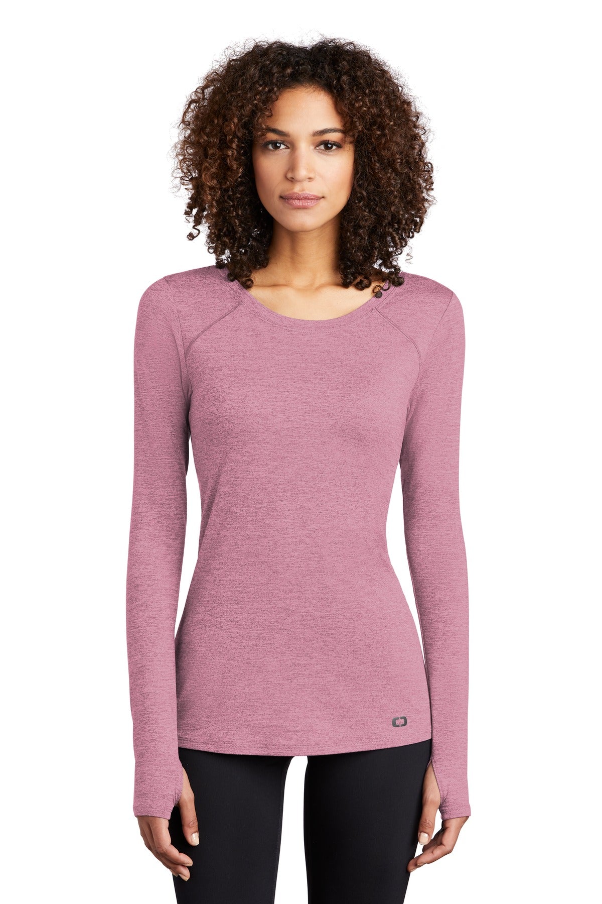 OGIO  Women's Force Long Sleeve Tee - Lilac Heather