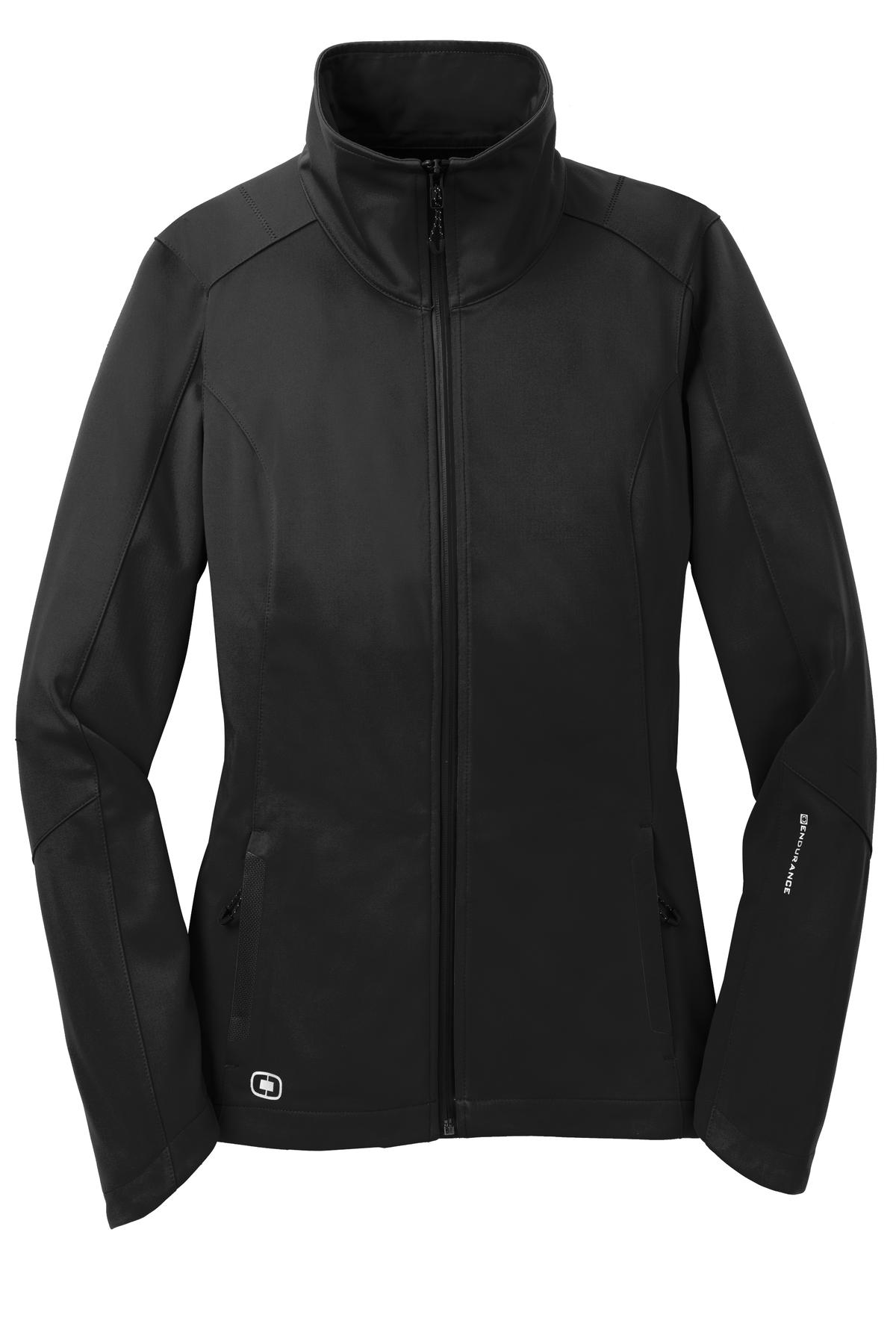 OGIO Women's Crux Soft Shell - Blacktop