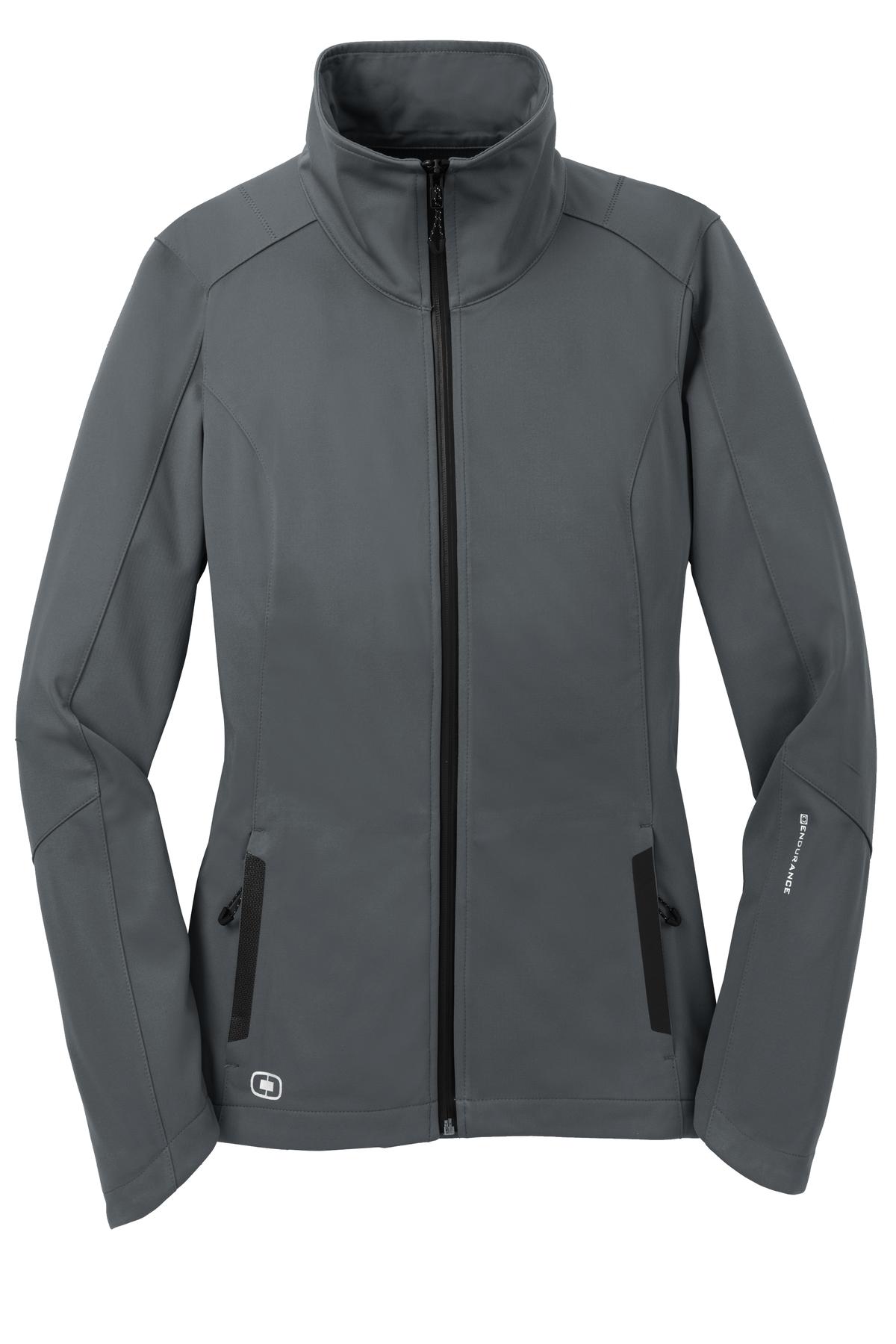 OGIO Women's Crux Soft Shell - Gear Grey