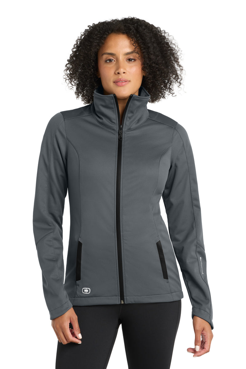 OGIO Women's Crux Soft Shell - Gear Grey