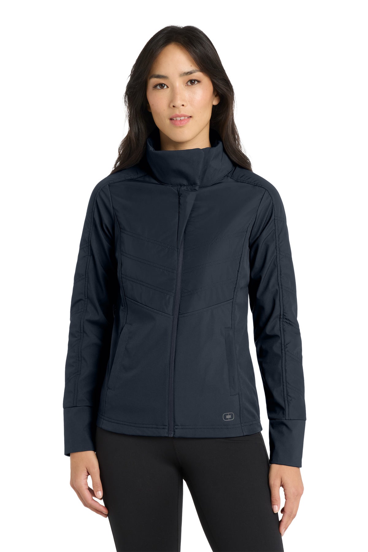 OGIO Women's Brink Soft Shell - Propel Navy