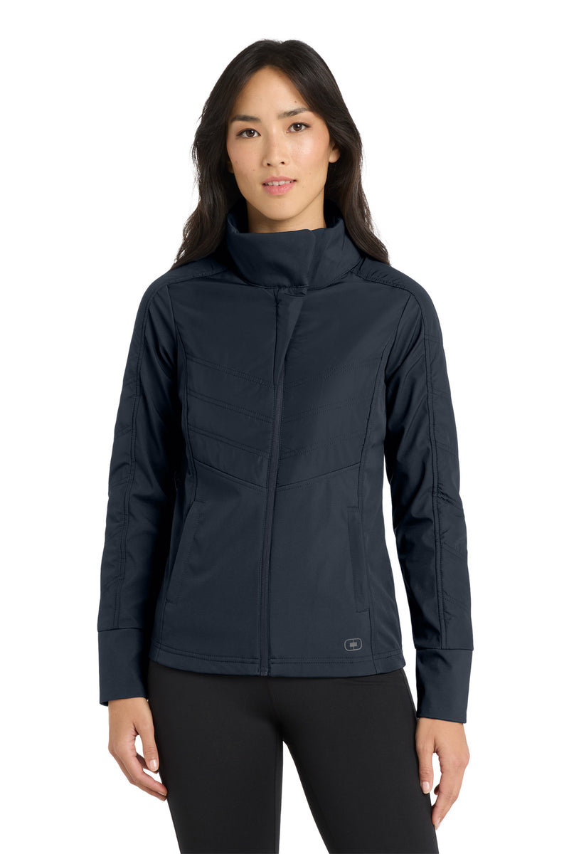 OGIO Women's Brink Soft Shell - Propel Navy