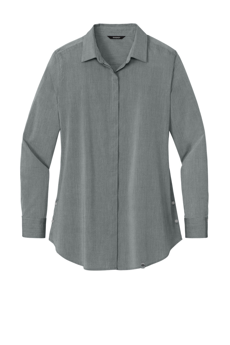 OGIO  Women's Commuter Woven Tunic - Gear Grey Heather