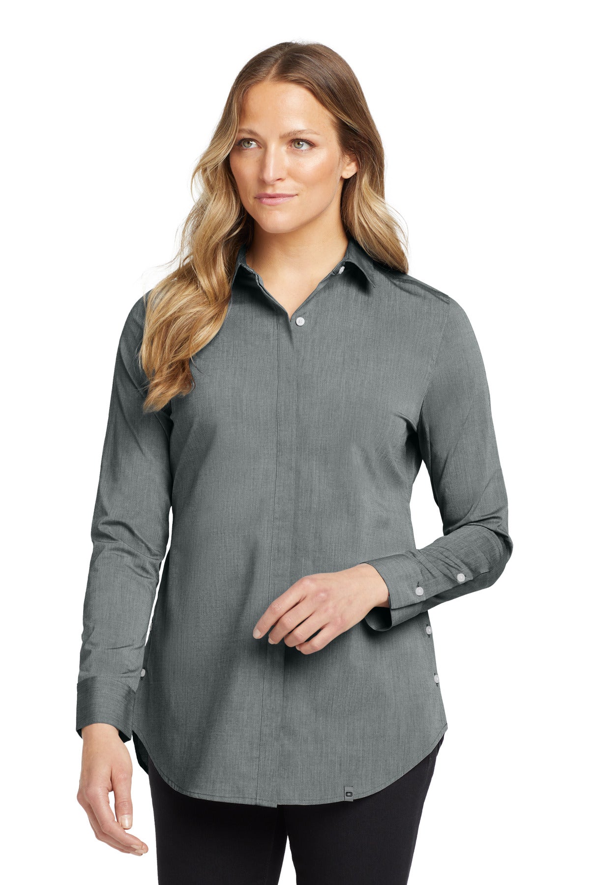 OGIO  Women's Commuter Woven Tunic - Gear Grey Heather