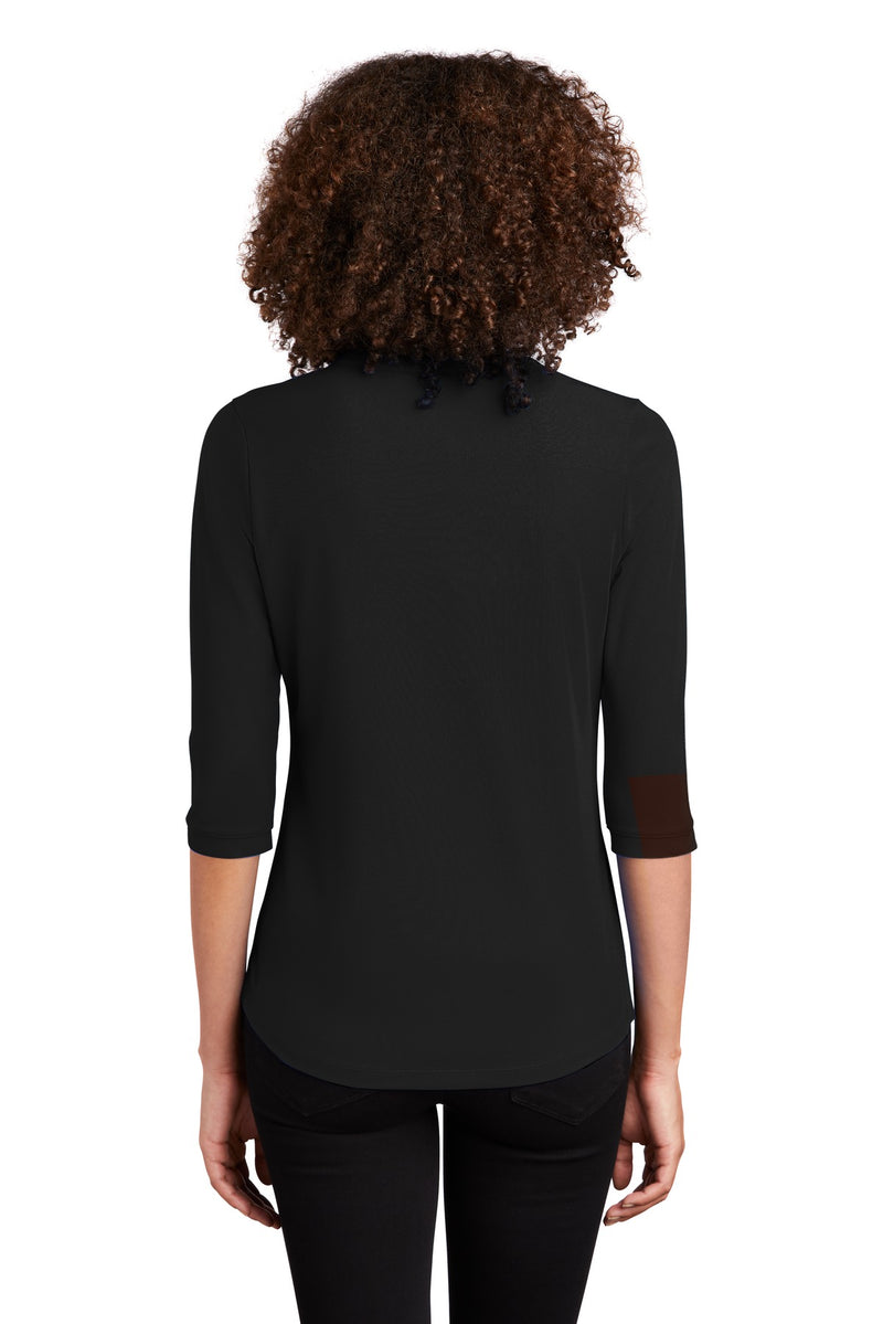OGIO Women's Jewel Henley - Blacktop