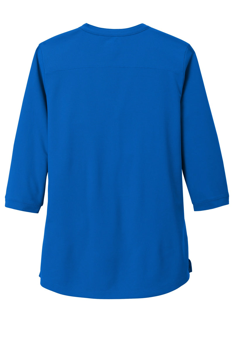 OGIO Women's Jewel Henley - Electric Blue