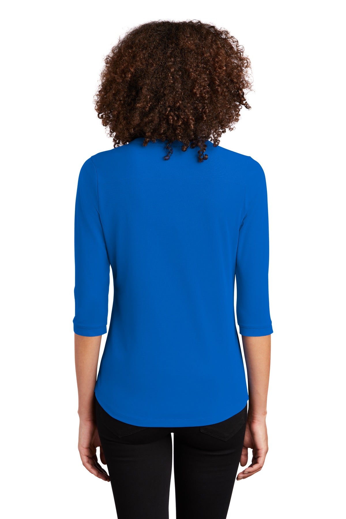 OGIO Women's Jewel Henley - Electric Blue