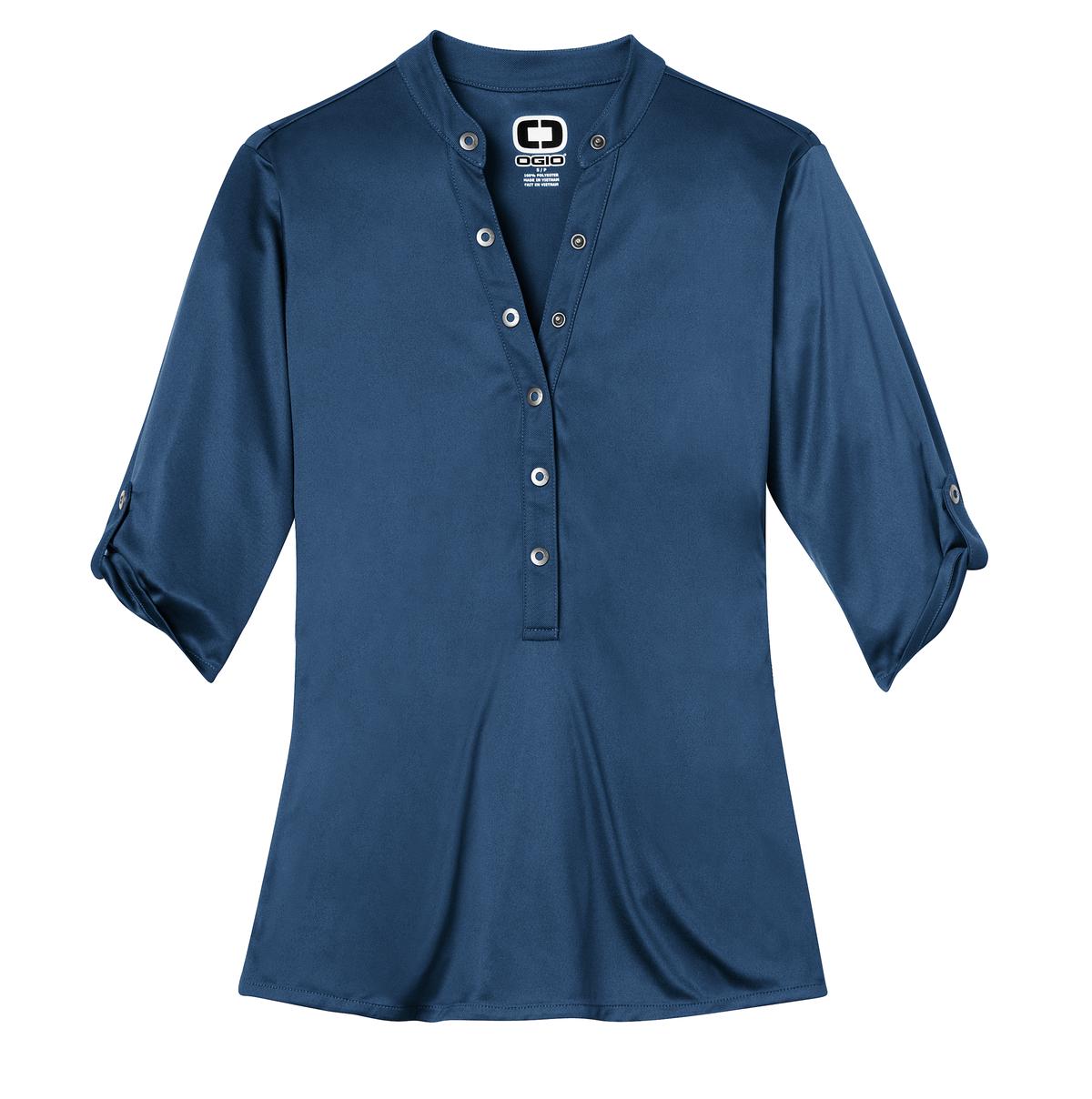 OGIO - Crush Henley - Blue Indigo
