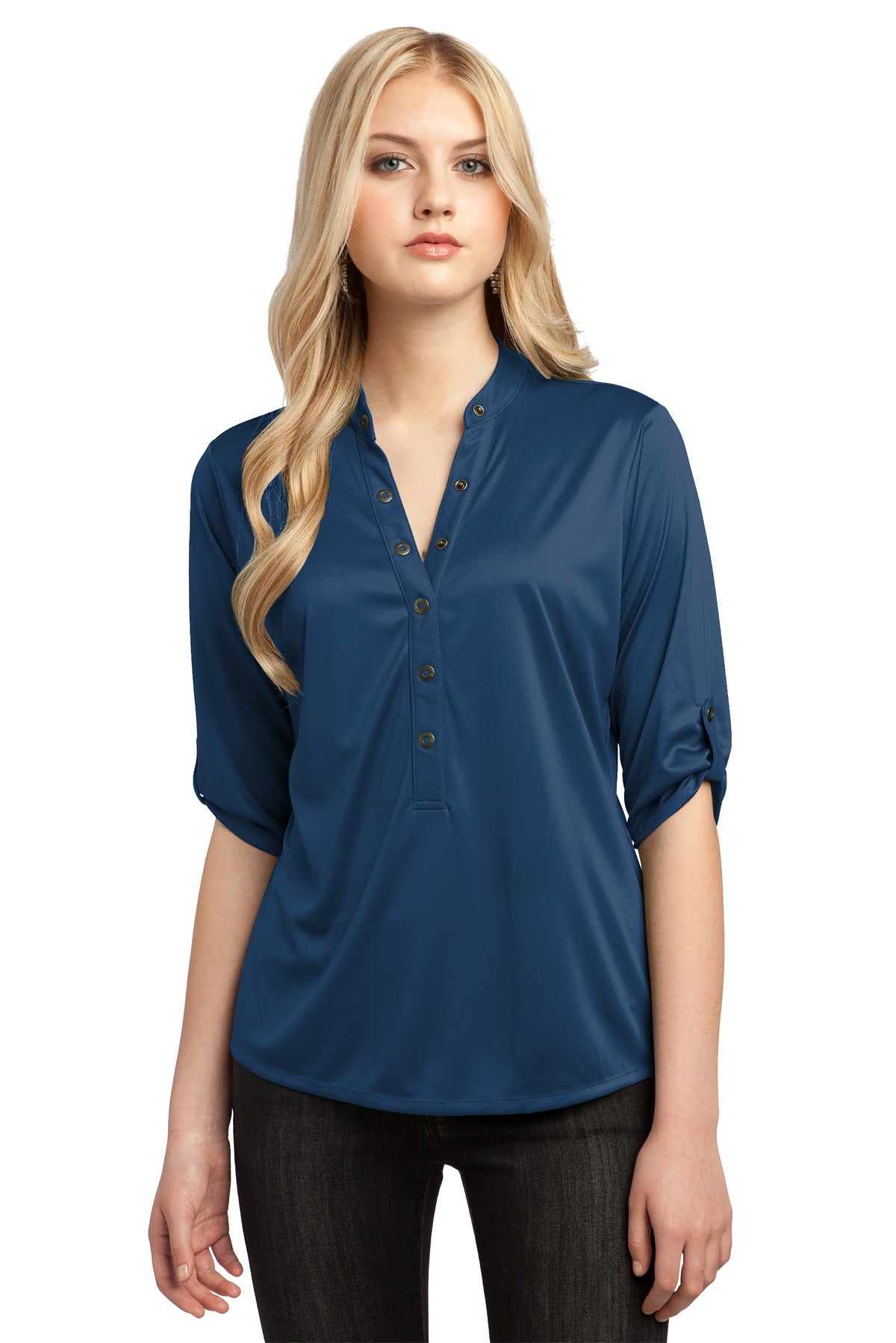 OGIO - Crush Henley - Blue Indigo