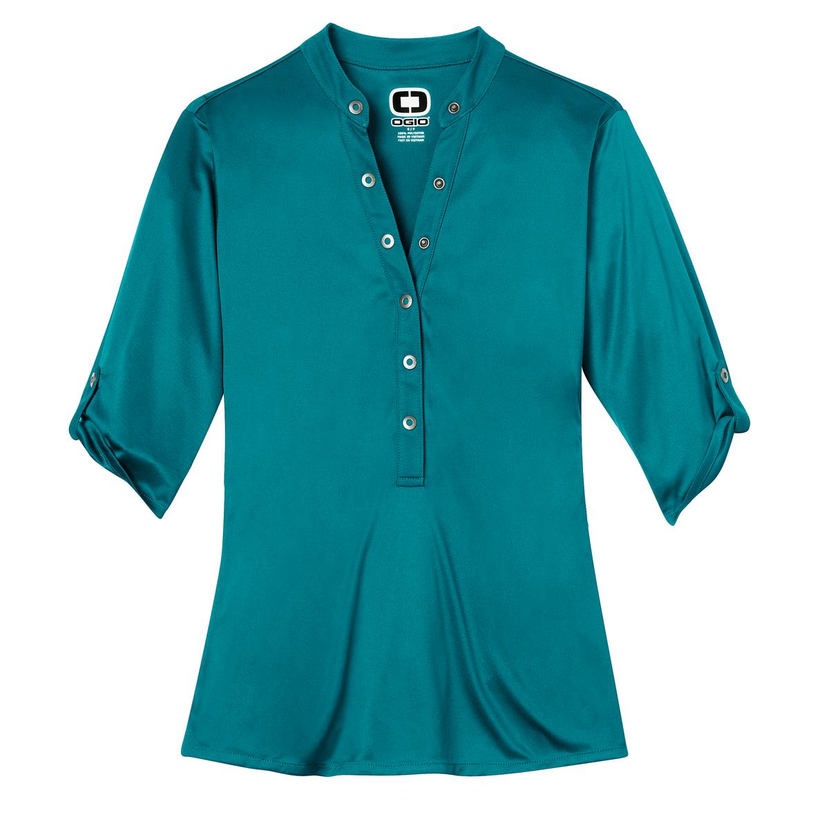 OGIO - Crush Henley - Torque Teal