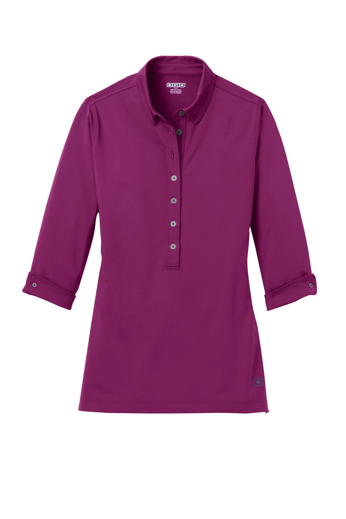OGIO Women's Gauge Polo - Berry Burst