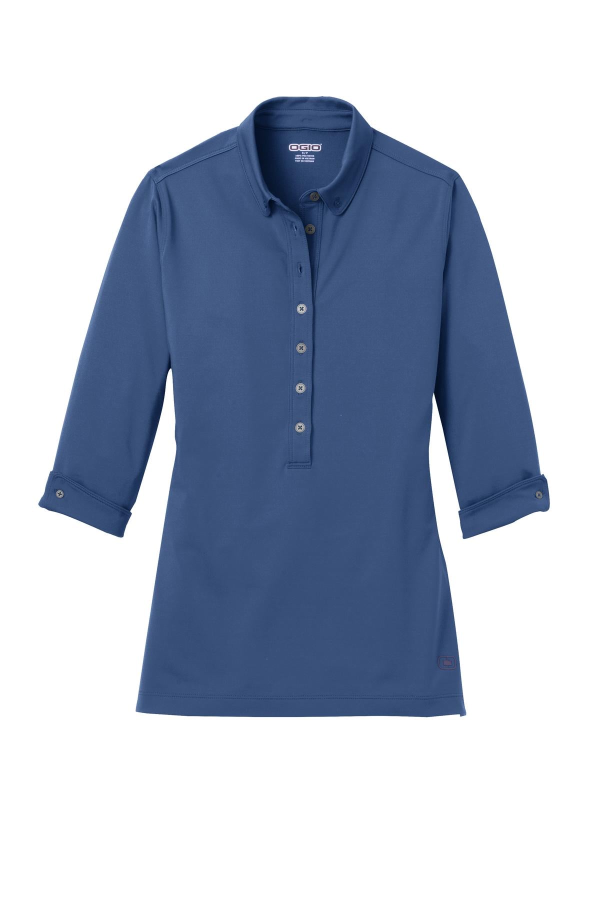 OGIO Women's Gauge Polo - Blue Indigo
