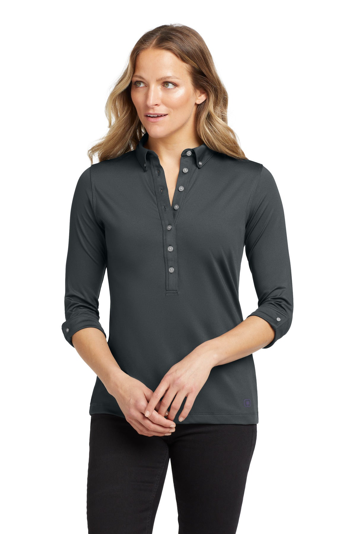 OGIO Women's Gauge Polo - Diesel Grey
