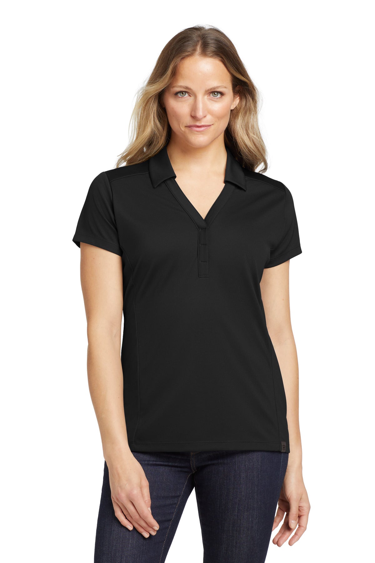 OGIO Women's Framework Polo - Blacktop
