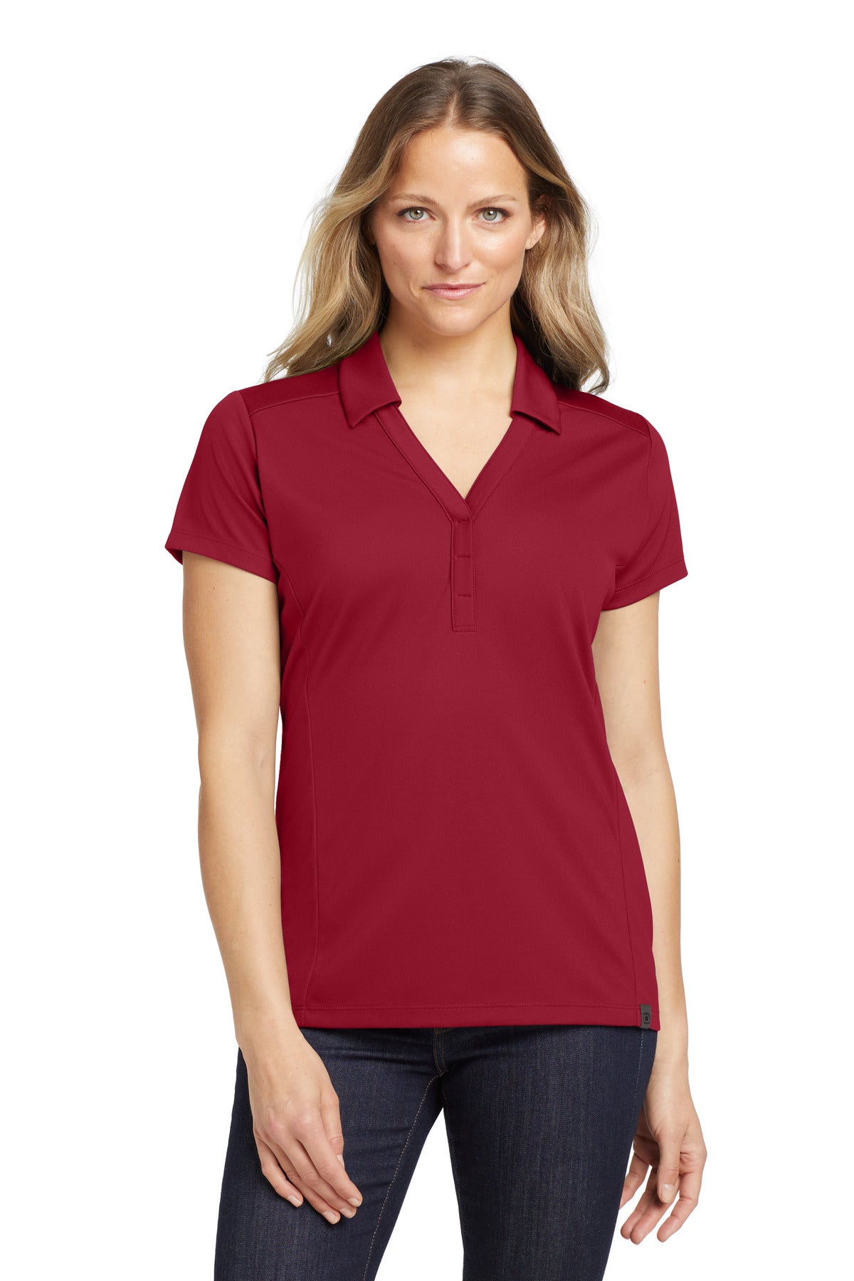 OGIO Women's Framework Polo - Signal Red
