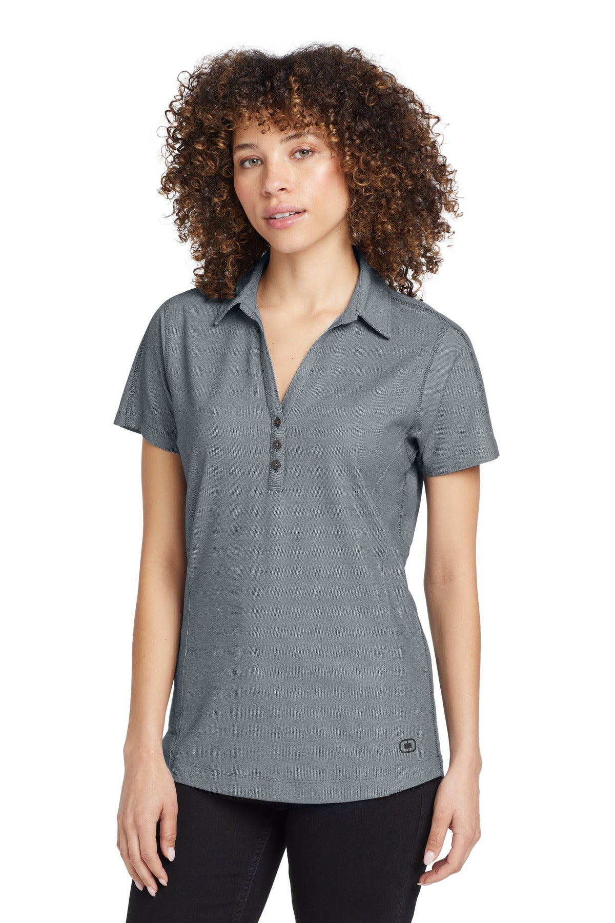 OGIO Women's Onyx Polo - Petrol Grey