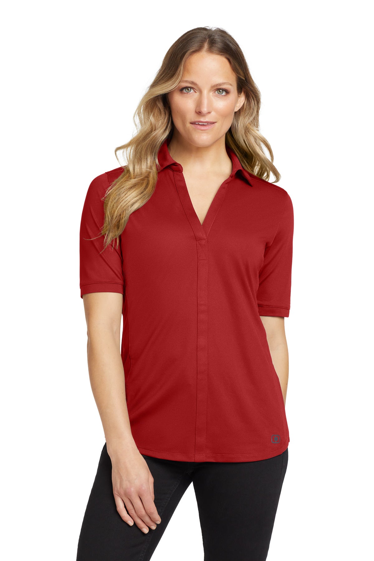 OGIO Women's Metro Polo - Ripped Red