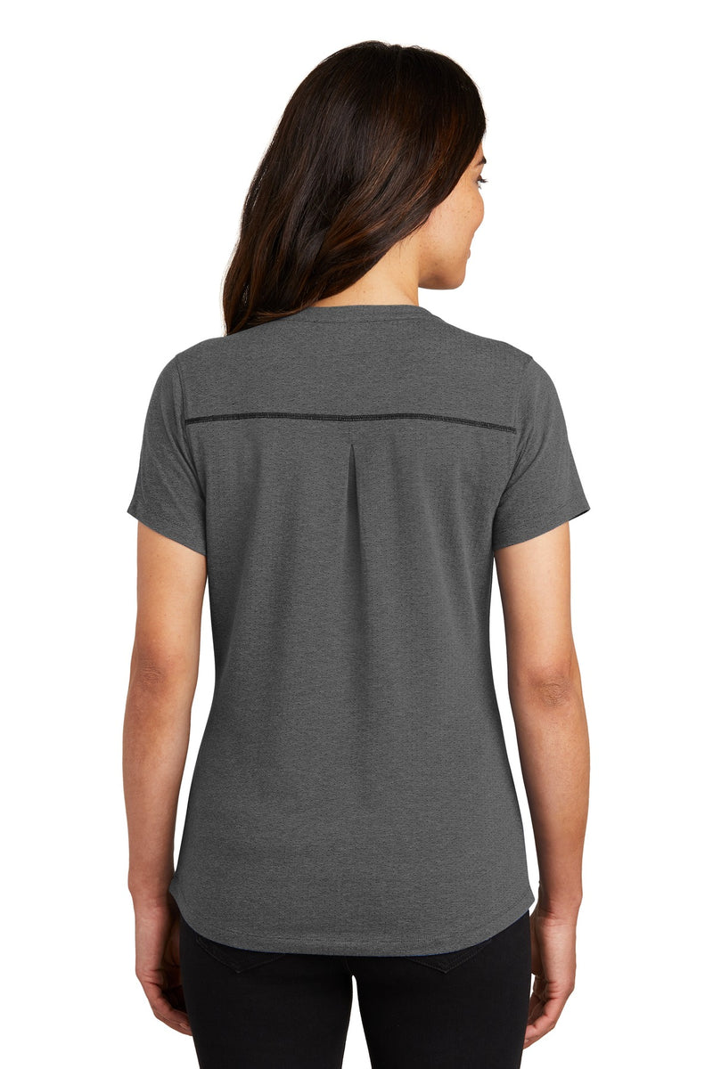 OGIO   Women's Tread Henley - Blacktop Heather