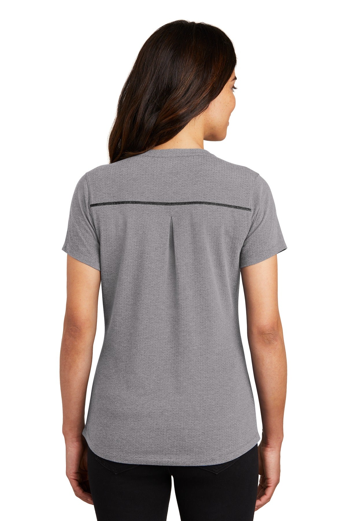 OGIO   Women's Tread Henley - Grey Heather