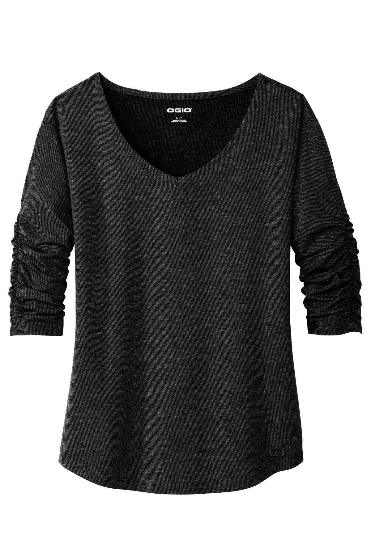 OGIO Women's Evolution V-Neck - Blacktop