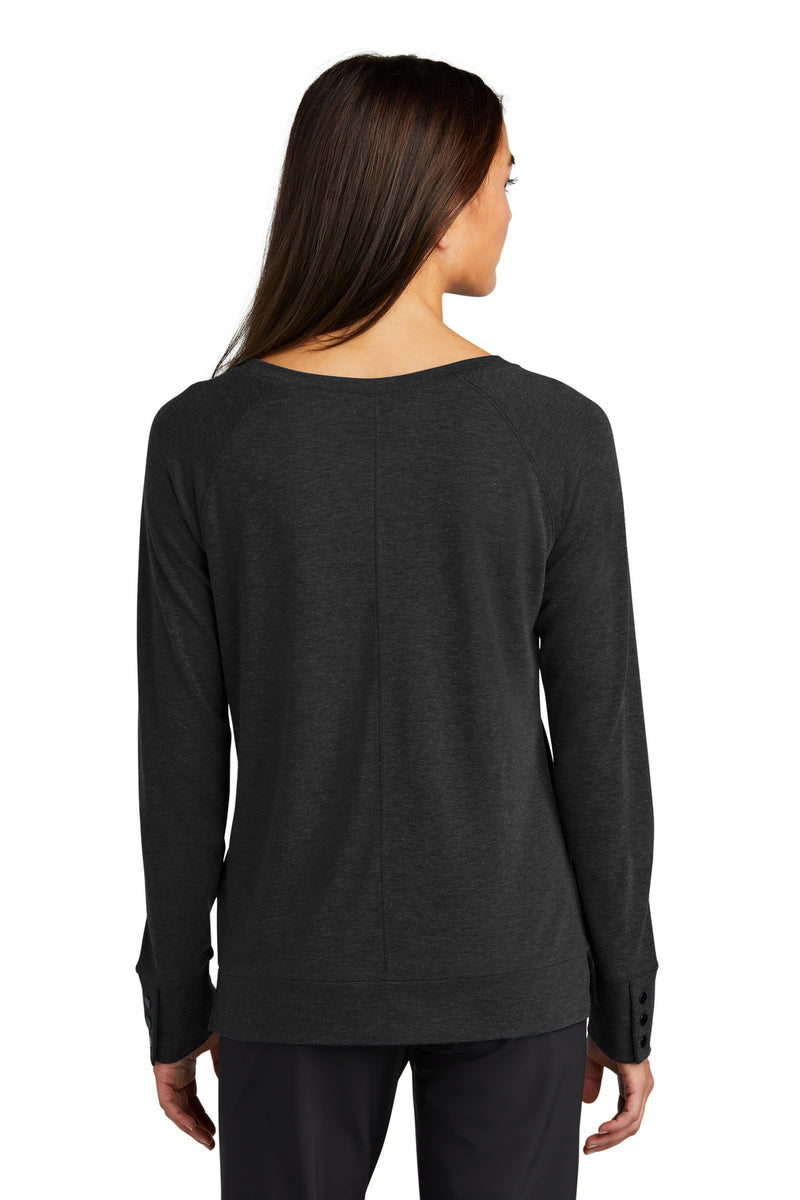 OGIO Women's Command Long Sleeve Scoop Neck - Blacktop