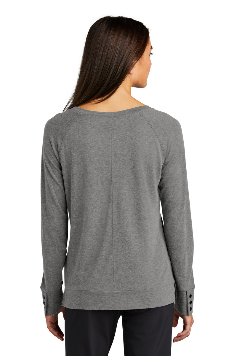 OGIO Women's Command Long Sleeve Scoop Neck - Gear Grey