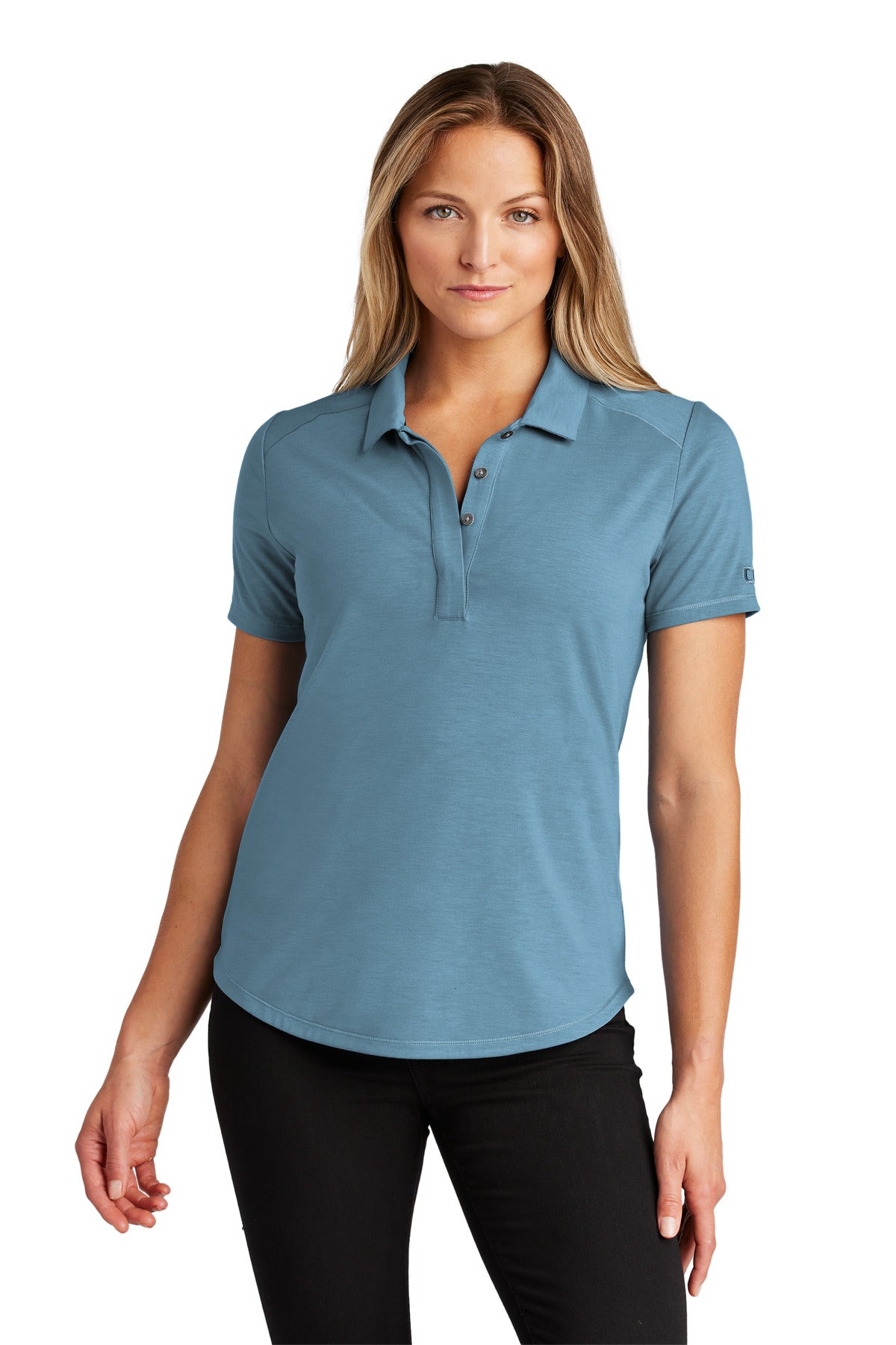 OGIO Women's Motion Polo - Blue Mist